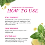 Mielle Rosemary Mint Scalp & Hair Strengthening Oil - Image 2