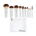 Real Techniques Limited Edition Starlit Shimmer Travel Brush + Bag Set - Image 3
