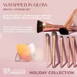 Real Techniques Wrapped In Glow Brush & Sponge Set - Image 3