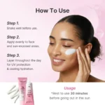 Medicube PDRN Hydrating UV Serum - No Cast Just Dew - SPF 50+ Sunscreen - 50ml - Image 2