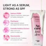 Medicube PDRN Hydrating UV Serum - No Cast Just Dew - SPF 50+ Sunscreen - 50ml - Image 3